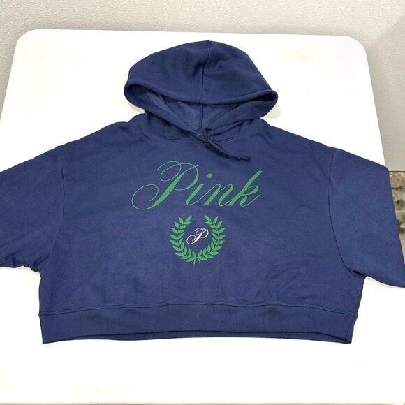 Victoria's Secret Pink Everyday Fleece cropped hoodie - Picture 2 of 5